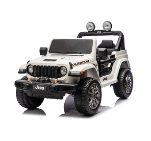 Детский электромобиль Jeep Wrangler Rubicon — белый
