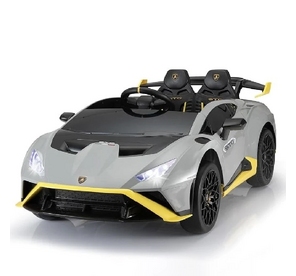 Детский электромобиль Lamborghini Huracán STO, серый