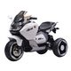 Motocicletă electrică pentru copii, alb (21725)