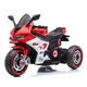 Motocicletă electrică pentru copii cu telecomandă, roșie (67821)