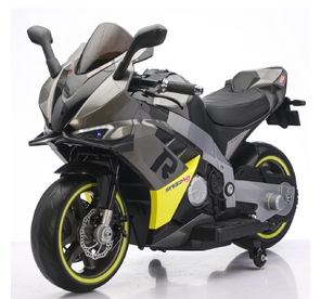 Motocicletă electrică pentru copii, gri